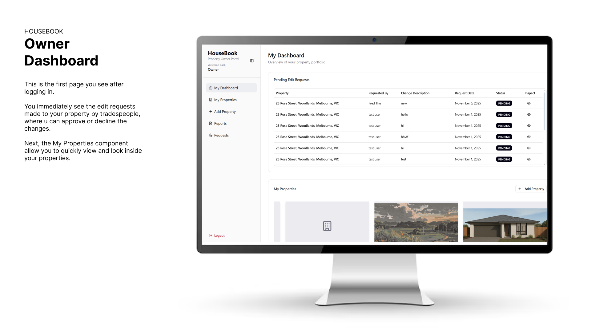 Owner Dashboard